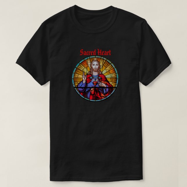 T-shirt Sacré Coeur de Jésus (Design devant)