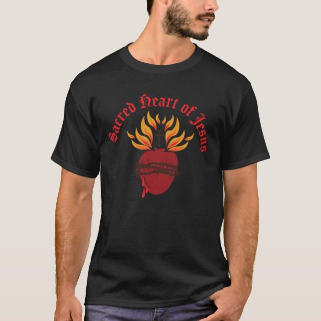 T-shirt Sacré Coeur de Jésus (Devant)