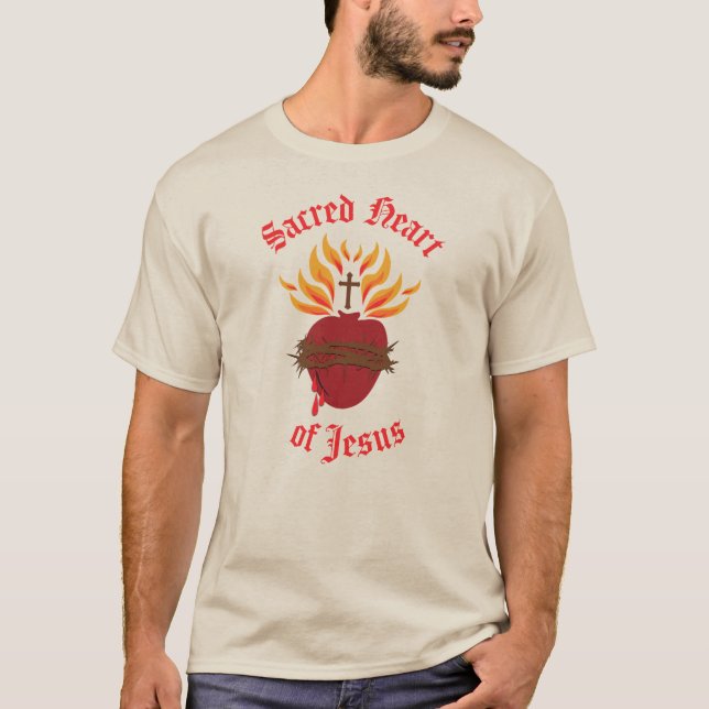 T-shirt Sacré Coeur de Jésus (Devant)