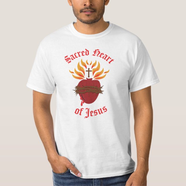 T-shirt Sacré Coeur de Jésus (Devant)