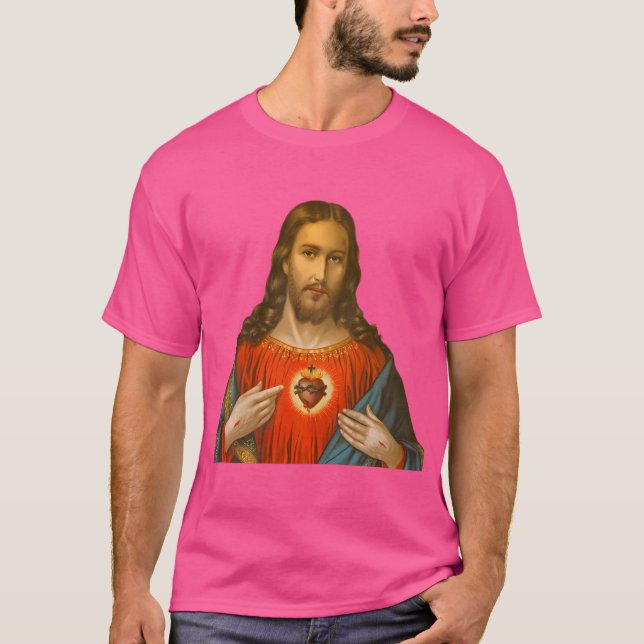 T-shirt Sacré Coeur De Jésus (Devant)
