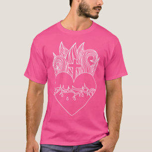 T-shirt Sacré Coeur De Jésus (Blanc)