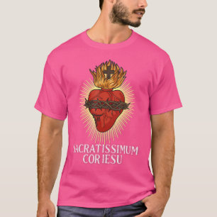 T-shirt Sacré Coeur De Jésus Traditionnel Catholique