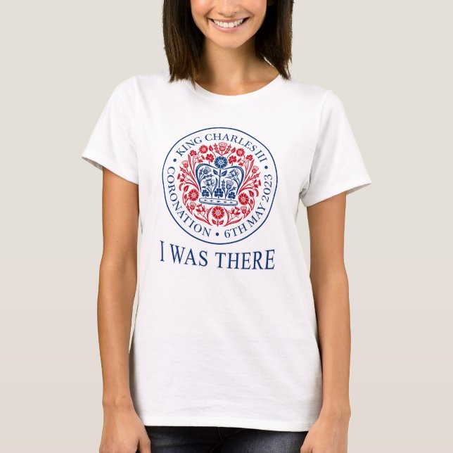T-SHIRT SACRE DU ROI CHARLES III  J'ÉTAIS LÀ (Devant)