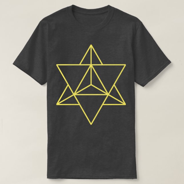 T-shirt Sacred Geometry Merkaba (Design devant)