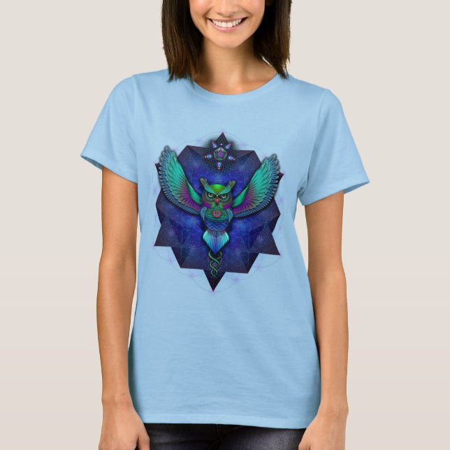 T-shirt Sacred Geometry Owl Football Shirt (Devant)