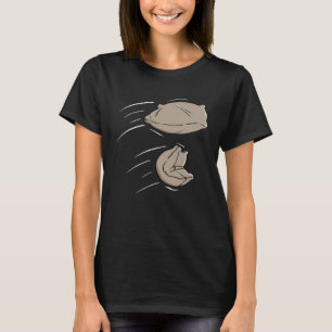 T-shirt Sacs de haricots en mouvement Cornhole