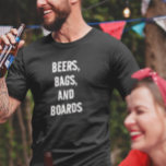 T-shirt Sacs et planches de bière Jeu de trou de maïs<br><div class="desc">Cette conception peut être personnalisée dans la zone fournie en modifiant la photo et/ou le texte. Vous pouvez également le customiser en cliquant sur Personnaliser ce Modèle, puis en choisissant l'option cliquer pour customiser et supprimer ou modifier la couleur de l'arrière - plan, ajouter du texte, modifier la couleur ou...</div>
