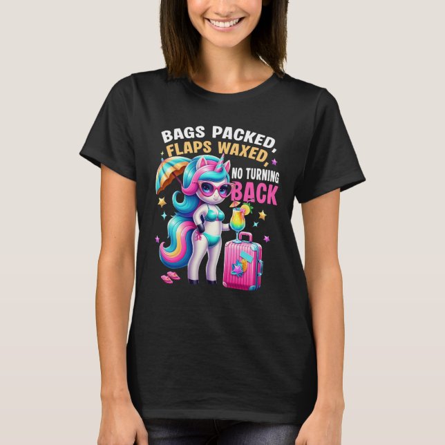 T-shirt Sacs Paquetées Flaps Waxed Pas De Retourner Embarr (Devant)