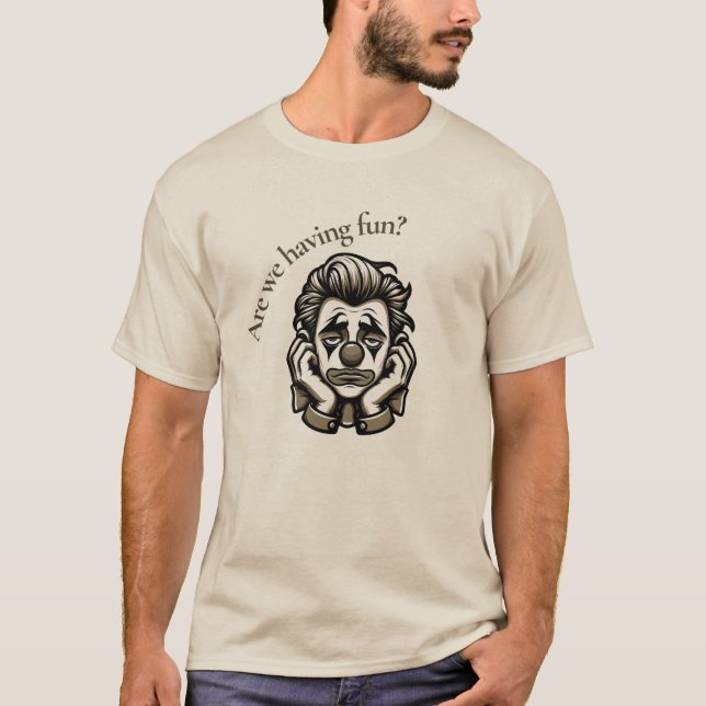 T-shirt Sad Clown (Devant)