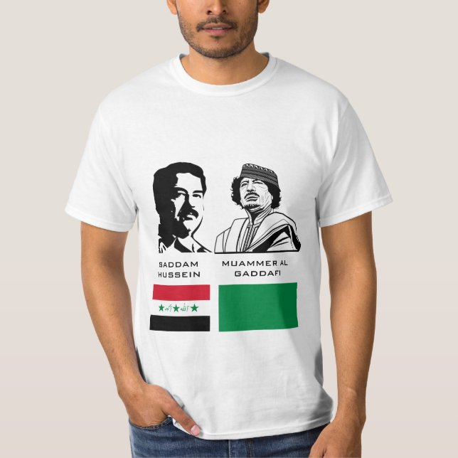 T-shirt Saddam et Kadhafi (Devant)