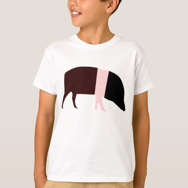 T-shirt Saddleback Pig Kids T Shirt (Devant)
