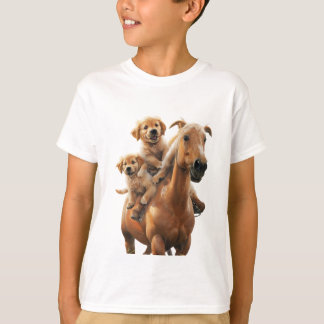 T-shirt Saddup for Smiles with Golden Retriever Cubs