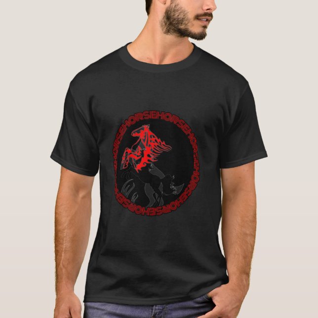 T-shirt Saddup : Le rêve de l’amoureux du cheval (Devant)