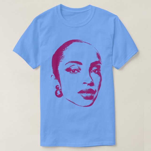 T-shirt Sade Retro 80s Style Fan Design 1 (Design devant)