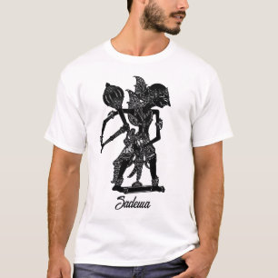T-shirt Sadewa Wayang Kulit La Marionnette de l'Ombre