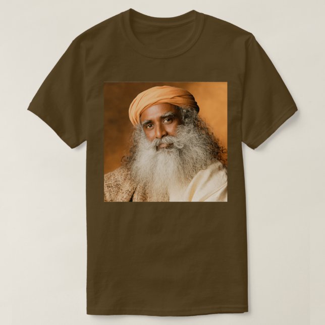 T-shirt Sadhguru, fondateur de Isha Yoga (Design devant)