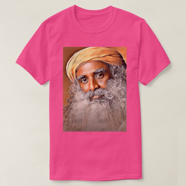 T-shirt Sadhguru Jaggi Vasudev 3 (Design devant)