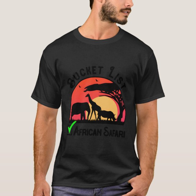 T-shirt Safari africain (Devant)