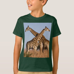 T-shirt Safari Afrique Mod Chic Classy Destiny Giraffe