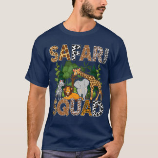T-shirt Safari Art for Men Women Zoologist African Print Z