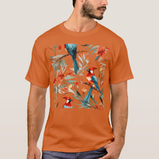 T-shirt Safari Birds Aquarelle Motifs drôle