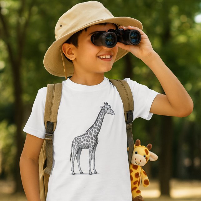 T-shirt Safari des enfants de Giraffe (Créateur téléchargé)