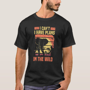 T-shirt Safari familial Guide de tour sauvage d'Afrique 1