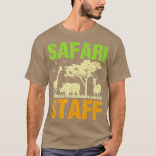 T-shirt Safari personnel Africain Safari Animaux Zoo Savan