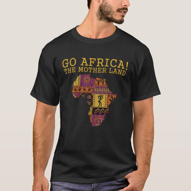 T-shirt Safari Squad Carte de l'Afrique Animaux Zoo (Devant)