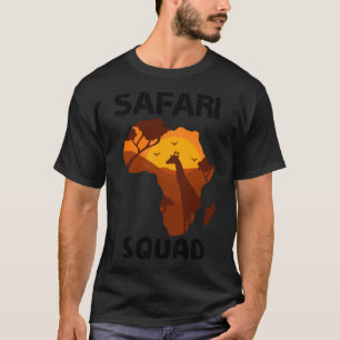 T-shirt Safari Squad Famille Africaine Vacay été 