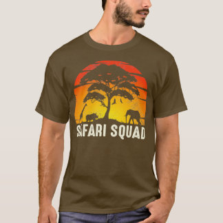 T-shirt Safari Squad Voyage en famille africaine correspon