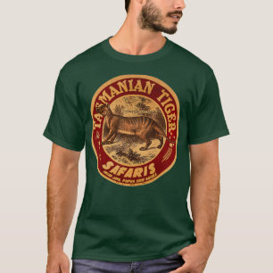 T-shirt Safari Tigre vintage Tasmanie