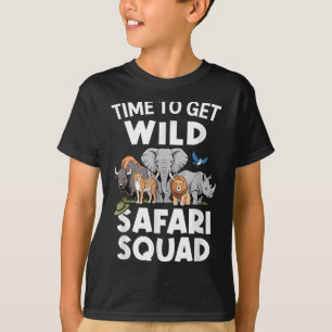 T-shirt Safari Tour Guide Safari Animaux Safari Temps Pour