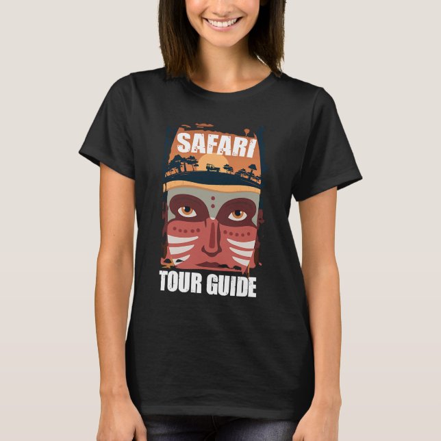 T-shirt Safari Tour Guide Safari Outfit Safari Costume Saf (Devant)
