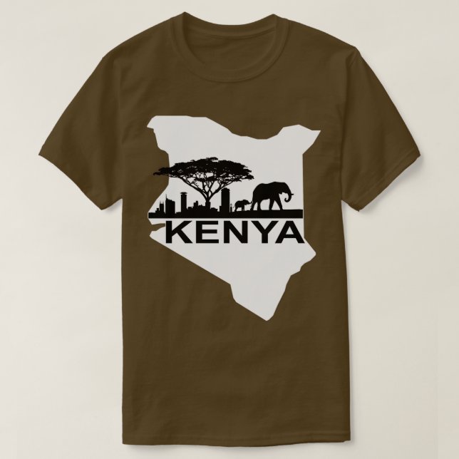T-shirt Safaris Kenya (Design devant)