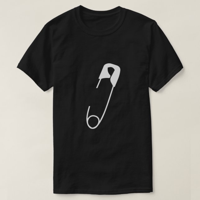 T-shirt Safety Pin - Symbolizing Safety  (Design devant)