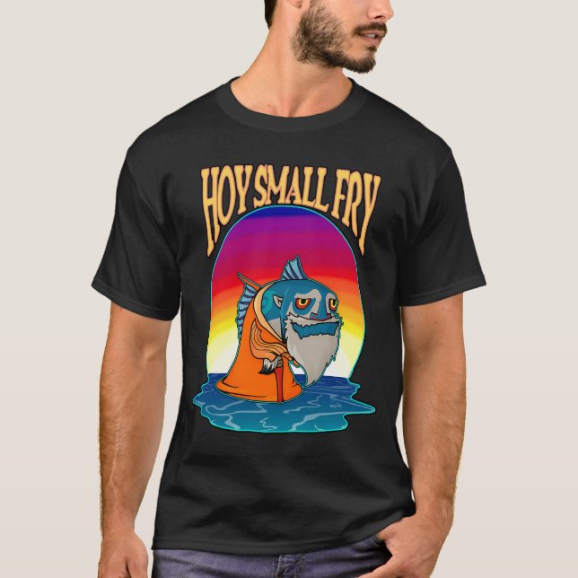 T-shirt Sage vieux poisson (Devant)
