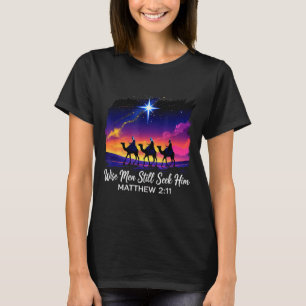 T-shirt Sages de vintage cherchent encore Jésus foi 3 Rois