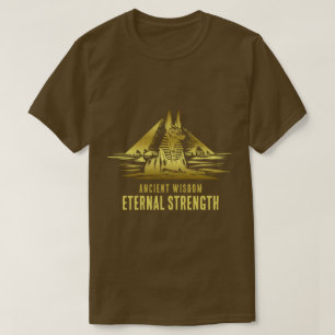 T-shirt Sagesse Ancienne, Force Éternelle - Or
