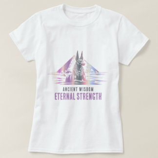 T-shirt Sagesse antique, force éternelle - métallisé