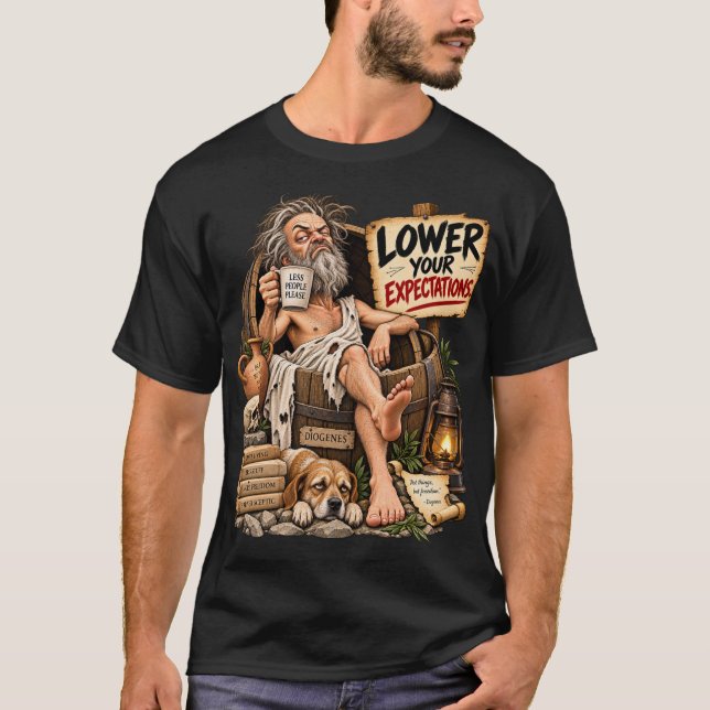 T-shirt Sagesse de Diogène  (Devant)