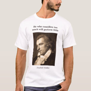 T-shirt Sagesse de Friedrich Schiller - représentation