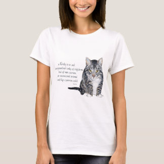 T-shirt Sagesse Féline - Dynamique Familiale