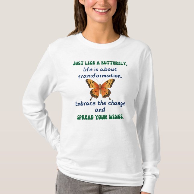 T-shirt Sagesse papillon (Devant)