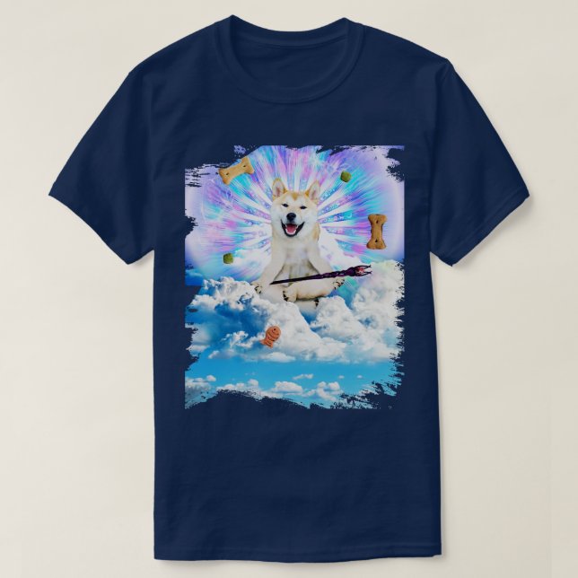 T-shirt Sagesse Shiba (Design devant)