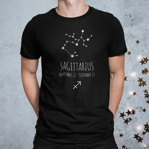T-shirt Saggitarius   Constellation Zodiaque personnalisée