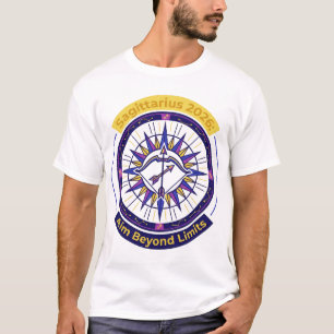 T-shirt Sagittaire 2026 Mandala du Zodiaque Signe de Feu