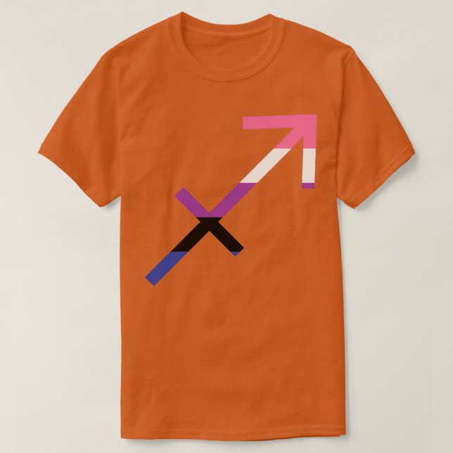 T-shirt Sagittaire Genderfluide (Design devant)