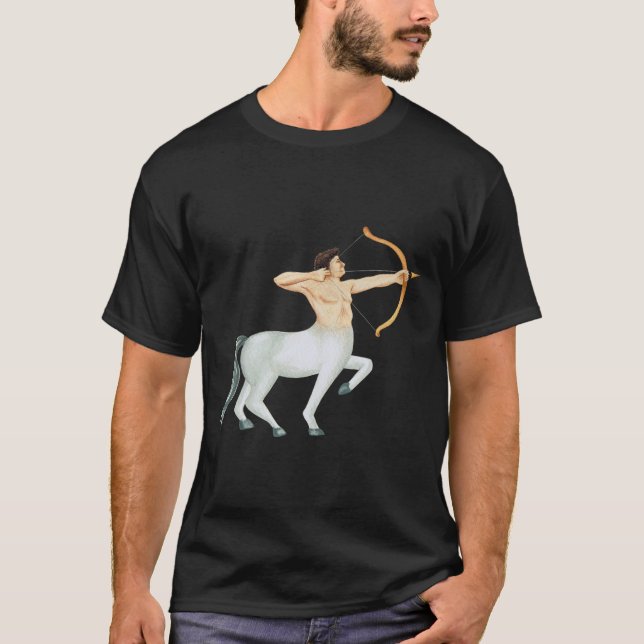 T-shirt Sagittaire l'archer centaur signe zodiaque (Devant)